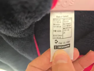 Chaqueta de invierno azul marino