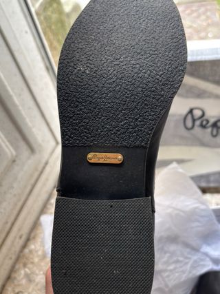 Botines Chelsea Pepe Jeans Piel Negro y Dorado