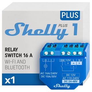 Shelly Plus 1, Relé Interruptor Inteligente Wi-Fi