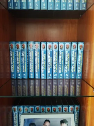 Colección VHS Jacques Cousteau Mundo Submarino