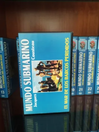 Colección VHS Jacques Cousteau Mundo Submarino