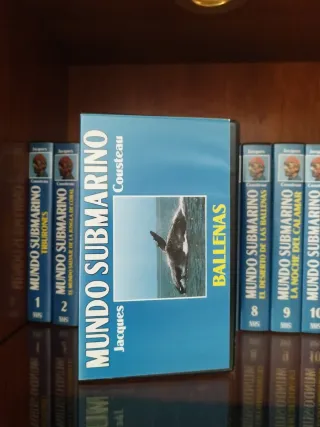 Colección VHS Jacques Cousteau Mundo Submarino