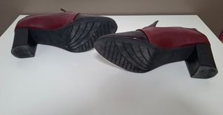 Zapatos de tacón, Color Burdeos, Talla 37