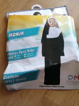 Disfraz monja