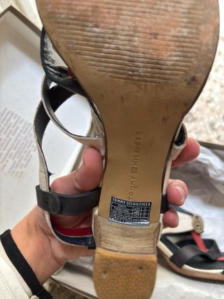 Sandalias Tommy Hilfiger Tricolor Tacón