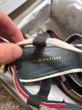 Sandalias Tommy Hilfiger Tricolor Tacón