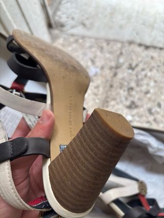 Sandalias Tommy Hilfiger Tricolor Tacón