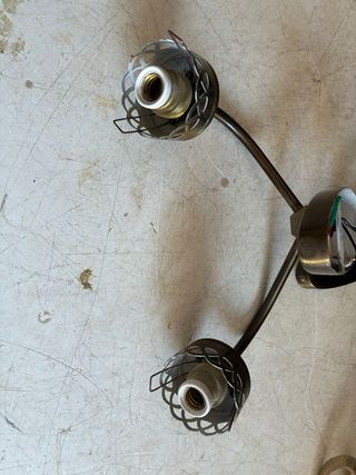 Apliques de pared vintage metal dorado