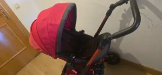 Carrito Bebé Jane Rojo + Capazo