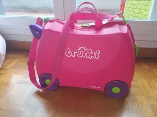 Maleta Infantil Trunki Rosa y Morada