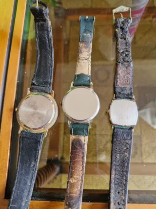 Lote 3 Relojes Antiguos Pierre Ruccini y Verni