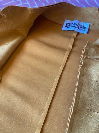 Chaqueta militar mostaza