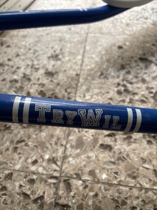 Patinete Doble Plataforma Trywil Azul