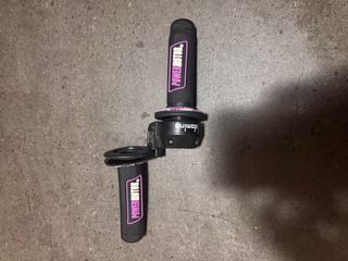 Acelerador Domino Puños Power Motor Morados