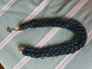 Set collane e bracciale blu