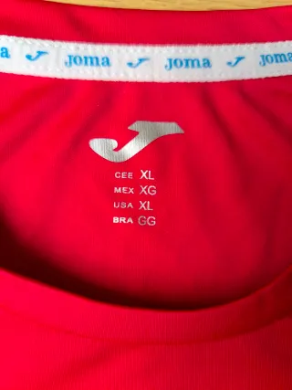 Camiseta Joma Roja Talla M