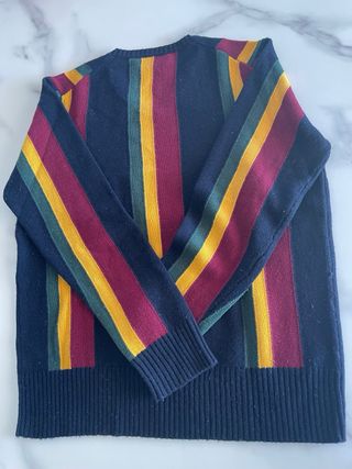 Jersey lana El Ganso rayas multicolor