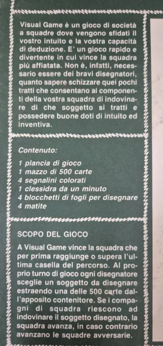 Visual Game da tavolo