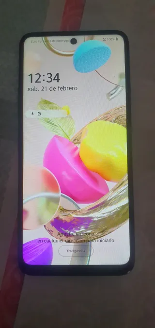 Móvil Negro y Multicolor.funciona perfectamente