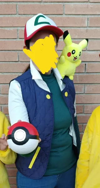 Disfraz Ash Ketchum Pokémon Talla M Casero