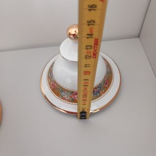 Vaso porcellana vintage anni '80 floreale