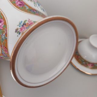 Vaso porcellana vintage anni '80 floreale