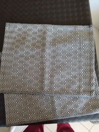 Tovagliette colazione rombi bianchi e neri