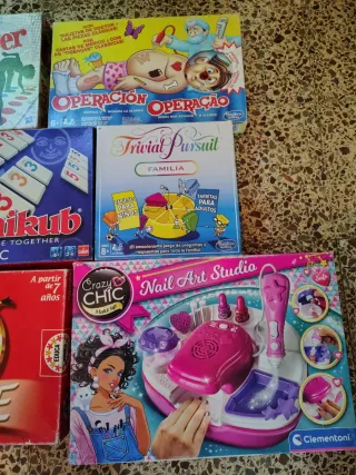 Lote Juegos de Mesa: Rummikub, Twister, Operación