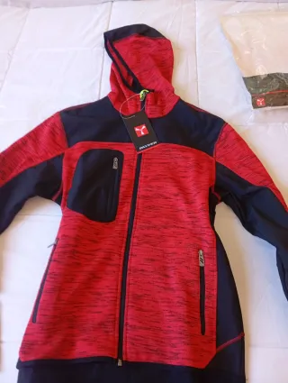 Chaqueta de trabajo PAYPER roja y negra talla M