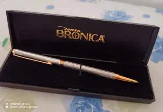 Penna Zenza Bronica Vintage Argento & Oro