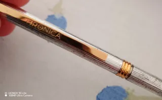 Penna Zenza Bronica Vintage Argento & Oro