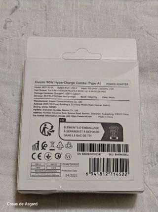 Poco F7 Blanco 12GB/256GB (Precintado) + Cargador