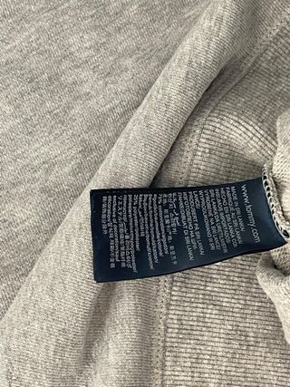 Sweatshirt Tommy Hilfiger Tape Logo Cinza