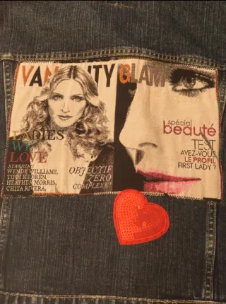 Cazadora vaquera customizada