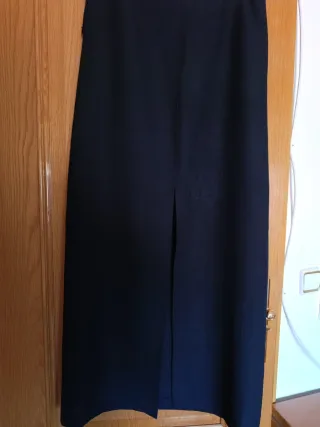 Falda larga negra T42