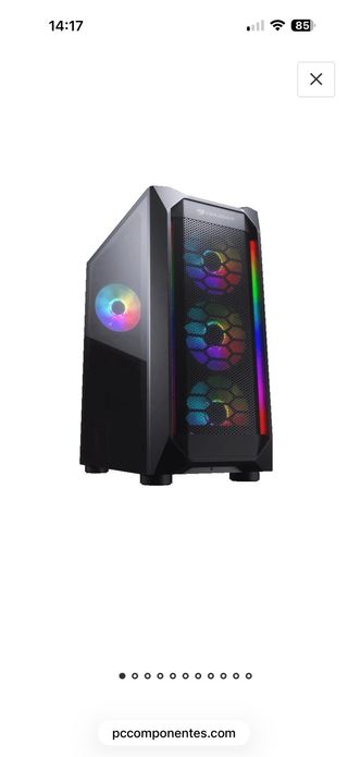 Torre PC Cougar MX440 Mesh RGB Negra