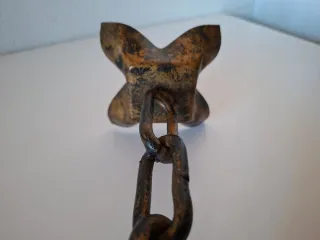 CANDELABRO HIERRO FORJADO AÑOS 60