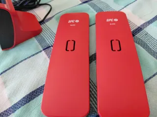 Teléfono Inalámbrico SPC Negro recargables 2 Pack