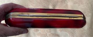 Bolso Clutch Carey Años 50 Dorado