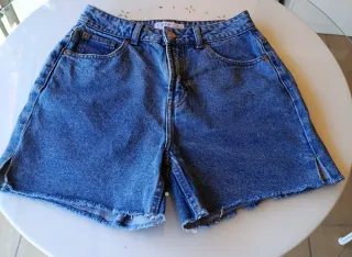 Pantalón corto vaquero mujer