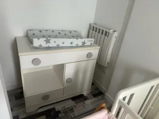 Cuna i kit Habitacion para bebé blanca