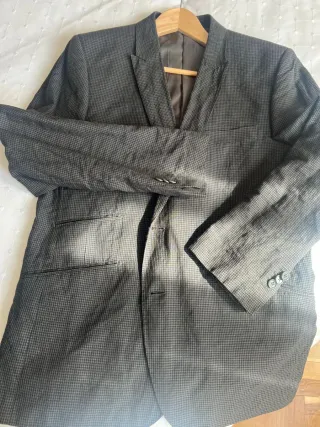 Americana caballero gris