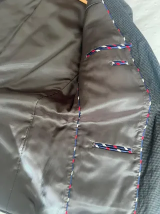 Americana caballero gris