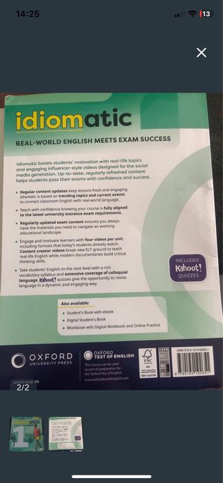 Idiomatic 1 Student's Book with Ebook