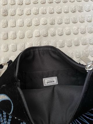 Bolso de mano de terciopelo