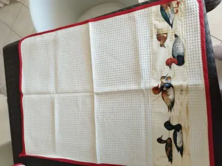 Set 3 Asciugapiatti con Frutta e Anatre