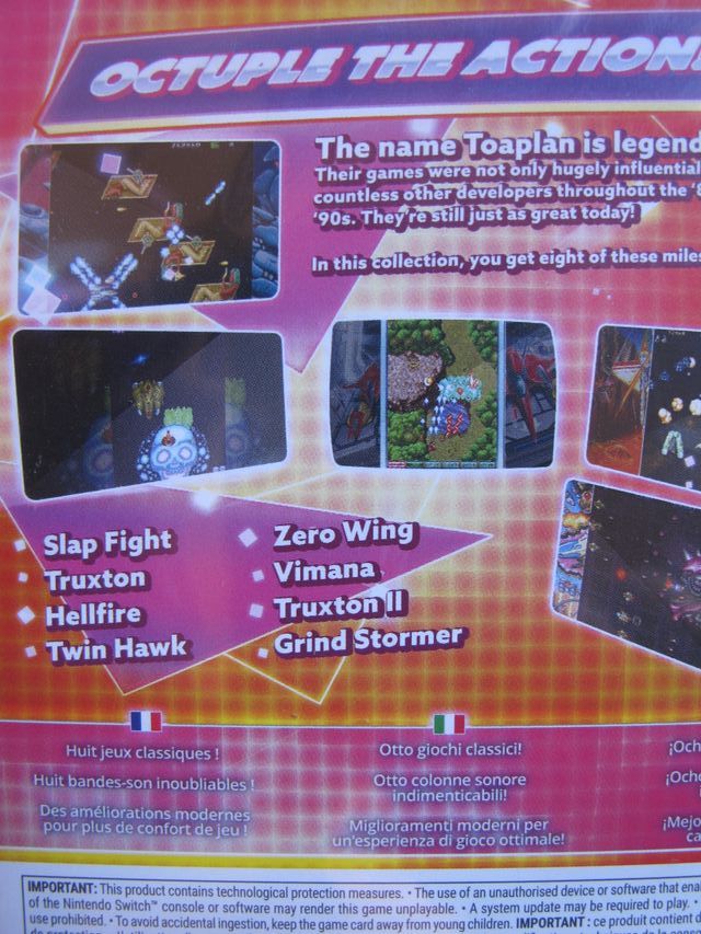 Toaplan Arcade Collection Vol 2 SWITCH Precintado