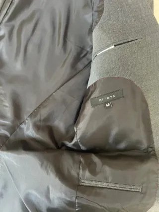 Americana de caballero gris