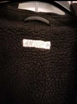 Giacca bambino in ecopelle nera