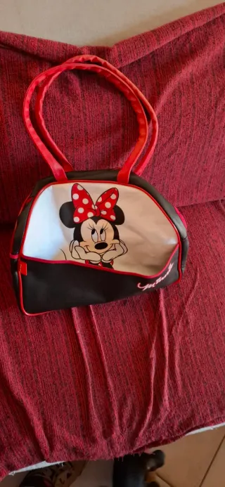 Borsa Disney Minnie Mouse nera e rossa